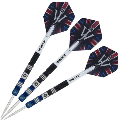 Unicorn Darts - James Wade The Machine Two-Tone -  90% Tungsten Steel Tip Darts