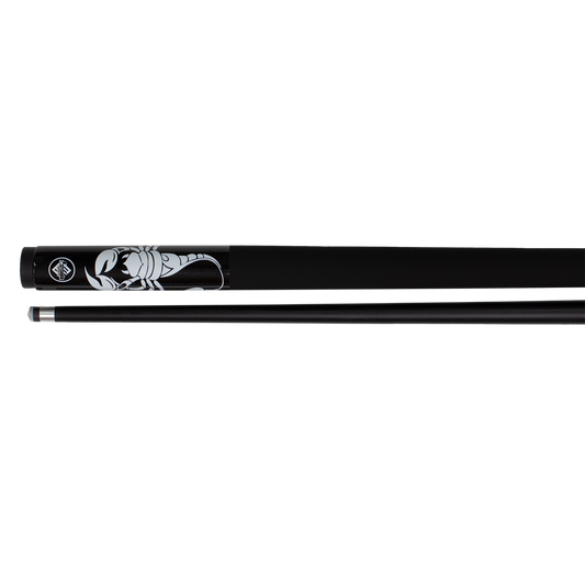 Black Scorpion 2 piece Pool Cue