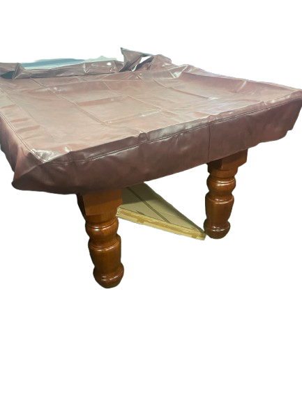 7'x3'6" Burgundy - Heavy Duty Vinyl Pool Table Cover