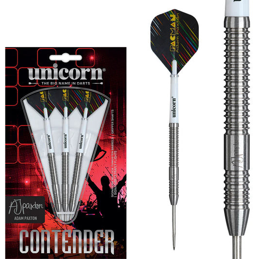 Unicorn Darts - Contender - Adam Paxton -  90% Tungsten Steel Tip Darts