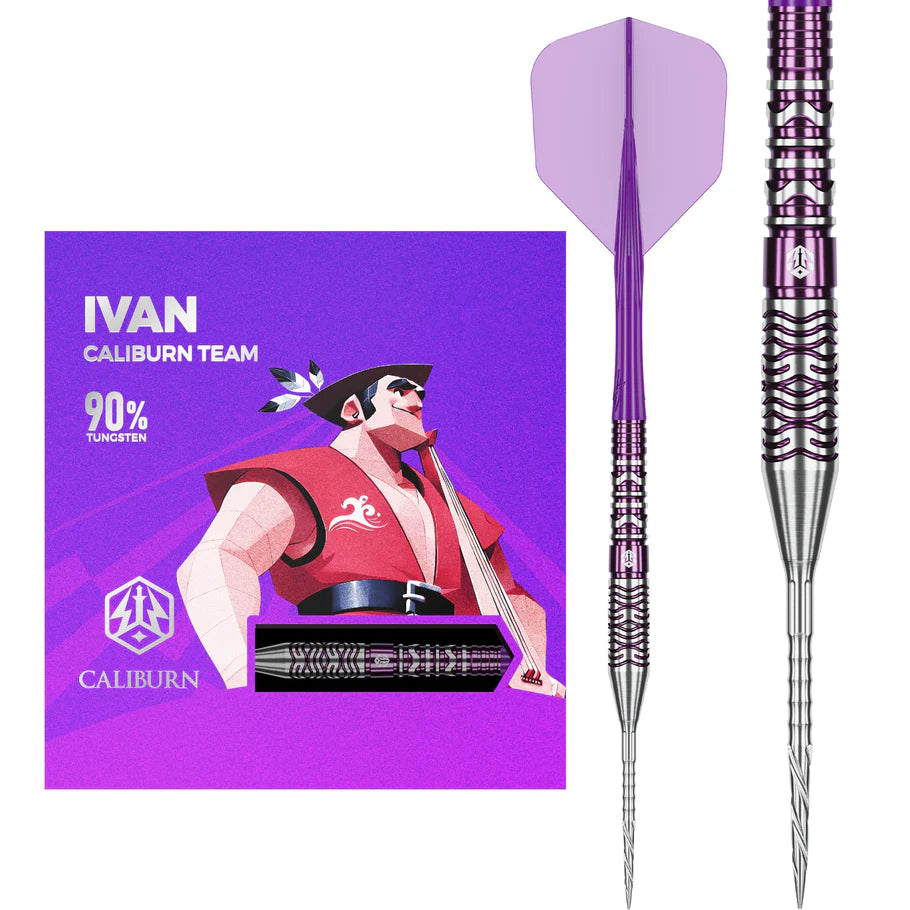 Caliburn Awakening Ivan Steel Tip 90% Tungsten Darts - EVO Points