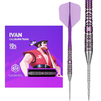 Caliburn Awakening Ivan Steel Tip 90% Tungsten Darts - EVO Points