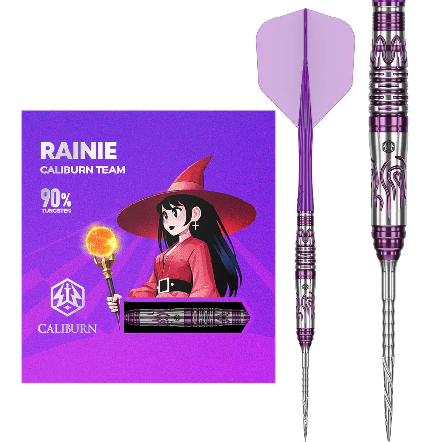 Caliburn Awakening Raine Steel Tip 90% Tungsten Darts - EVO Points