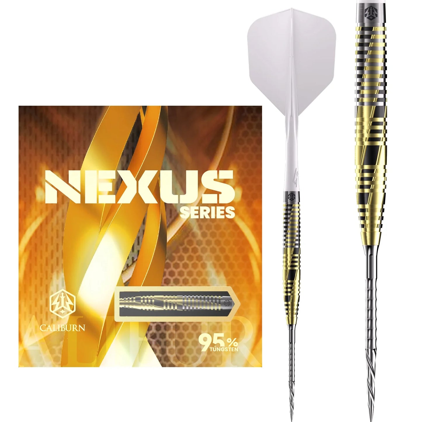 Caliburn - Nexus N4 Steel Tip Darts - 95% Tungsten Darts - 21g / 23g