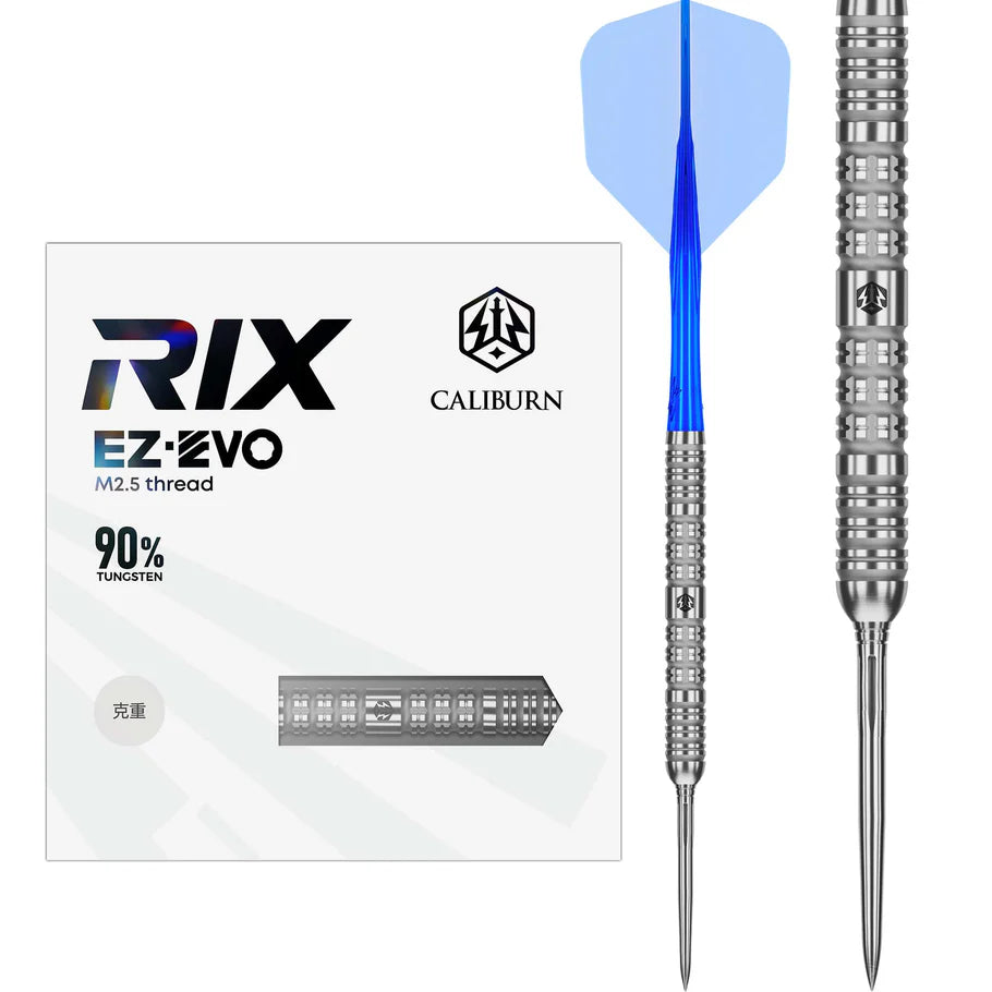 Caliburn Rix R1 Steel Tip 90% Tungsten Darts - EZ-EVO Points