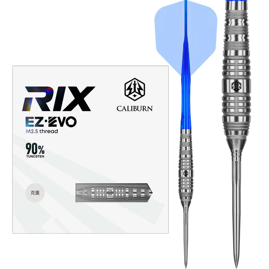 Caliburn Rix R3 Steel Tip 90% Tungsten Darts - EZ-EVO Points