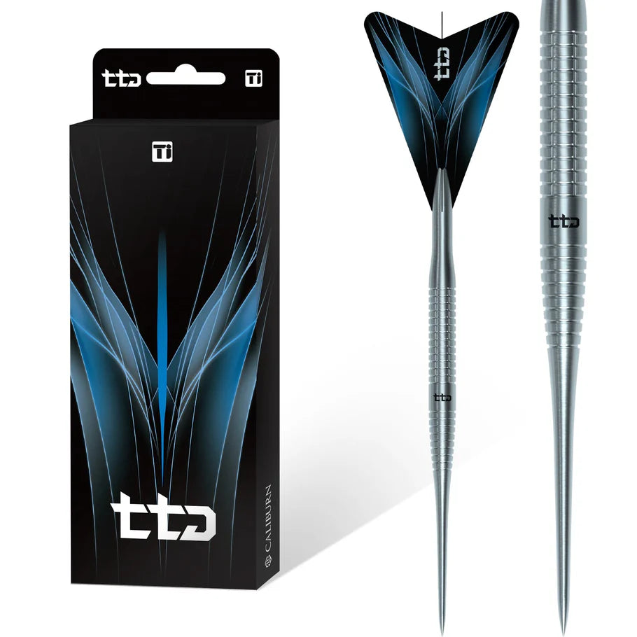 Caliburn Darts - TTD T3 - 7 Grams - Silver / Black / Rainbow - Complete Titianium Dart