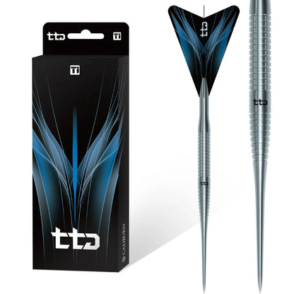 Caliburn Darts - TTD T3 - 7 Grams - Silver / Black / Rainbow - Complete Titianium Dart