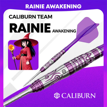 Caliburn Awakening Raine Steel Tip 90% Tungsten Darts - EVO Points