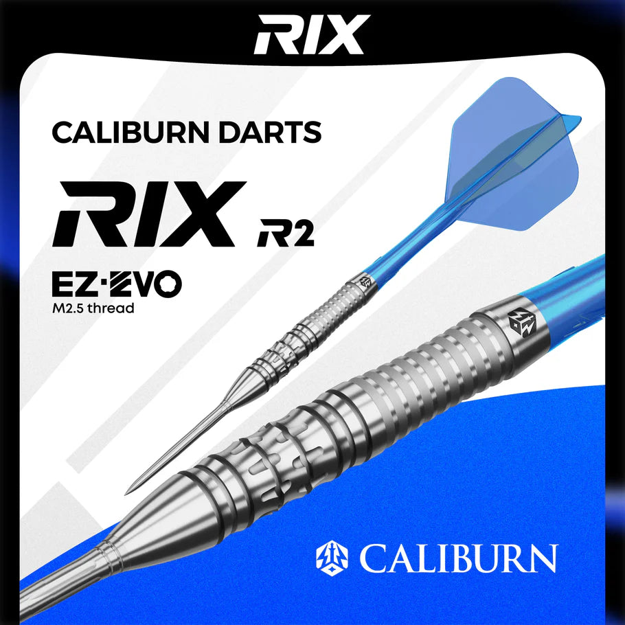 Caliburn Rix R2 Steel Tip 90% Tungsten Darts - EZ-EVO Points