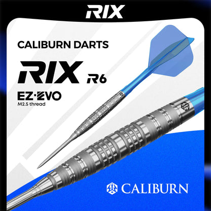 Caliburn Rix R6 Steel Tip 90% Tungsten Darts - EZ-EVO Points