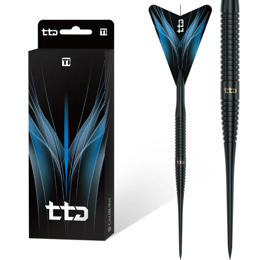 Caliburn Darts - TTD T3 - 7 Grams - Silver / Black / Rainbow - Complete Titianium Dart