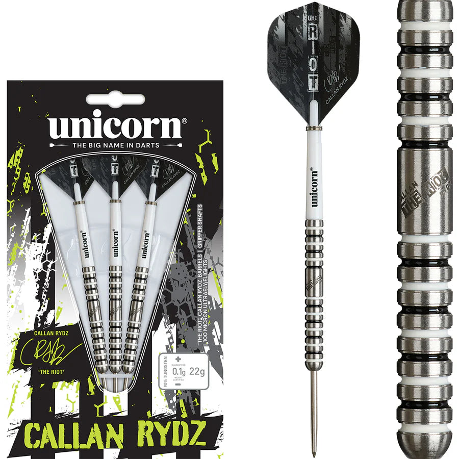 Unicorn Darts - Callan Rydz Phase 2 -  90% Tungsten Steel Tip Darts