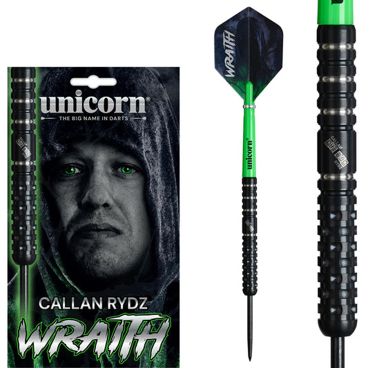 Unicorn Darts - Callan Rydz Wraith - 90% Tungsten Steel Tip Darts