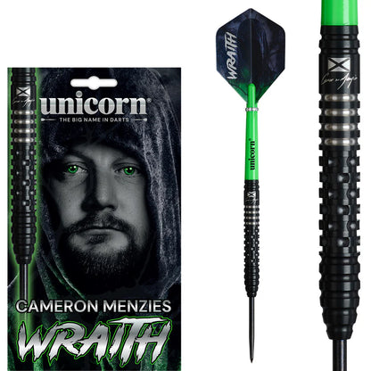 Unicorn Darts - Cameron Menzies Wraith - 90% Tungsten Steel Tip Darts