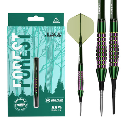 Cuesoul - Forest Crocodile 21g / 23g - OTO Point - 90% Tungsten Darts