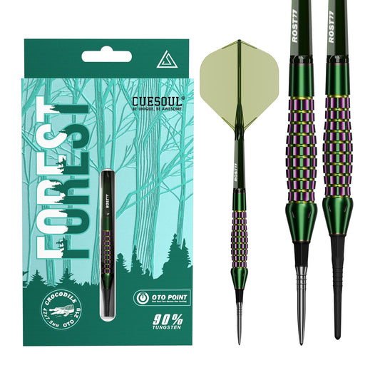 Cuesoul - Forest Crocodile 21g / 23g - OTO Point - 90% Tungsten Darts