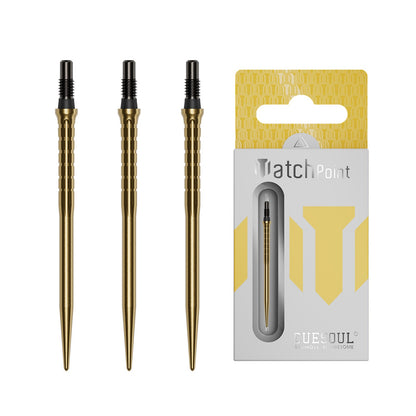 Cuesoul - Match Point (2.5mm thread) - Groove - Steel Tip Dart Points (Set of 3)