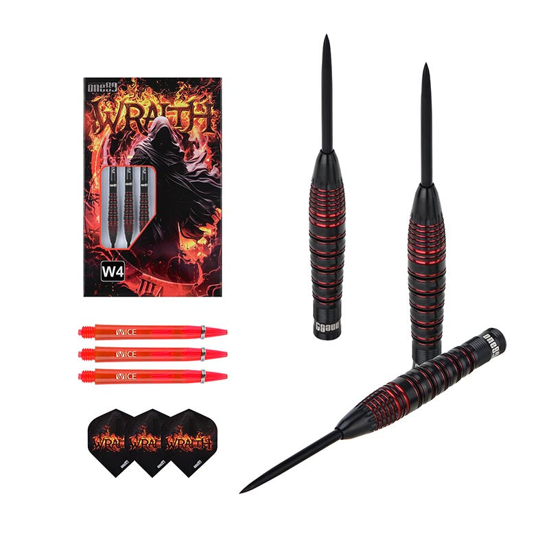 One80 Darts - Wraith W4 - 90% Tungsten Darts - 22g / 24g
