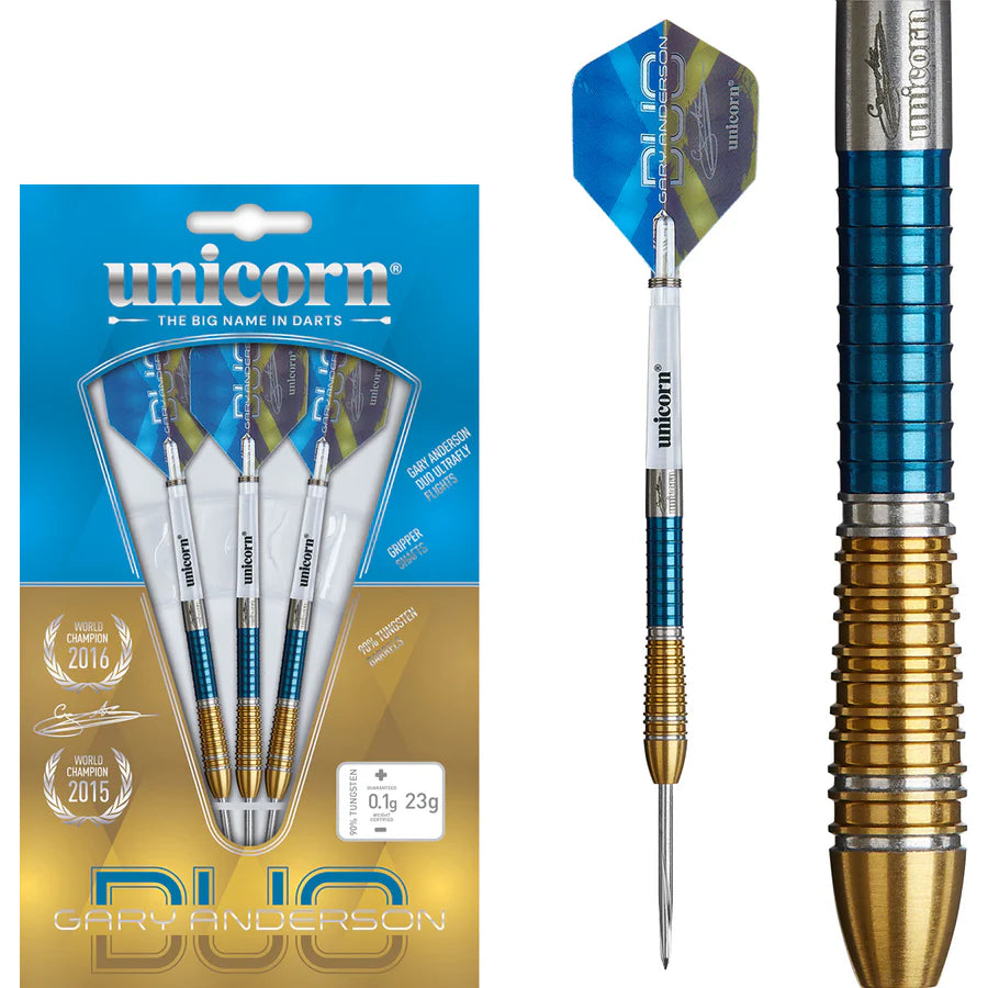 Unicorn Darts - Gary Anderson Phase 6 Duo -  90% Tungsten Steel Tip Darts