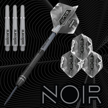 Unicorn Darts - Gary Anderson Phase 6 Noir -  90% Tungsten Steel Tip Darts