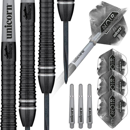 Unicorn Darts - Gary Anderson Phase 6 Noir -  90% Tungsten Steel Tip Darts