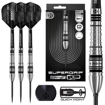 Harrows - Supergrip Bomb QP - Steel Tip 90% Tungsten Darts
