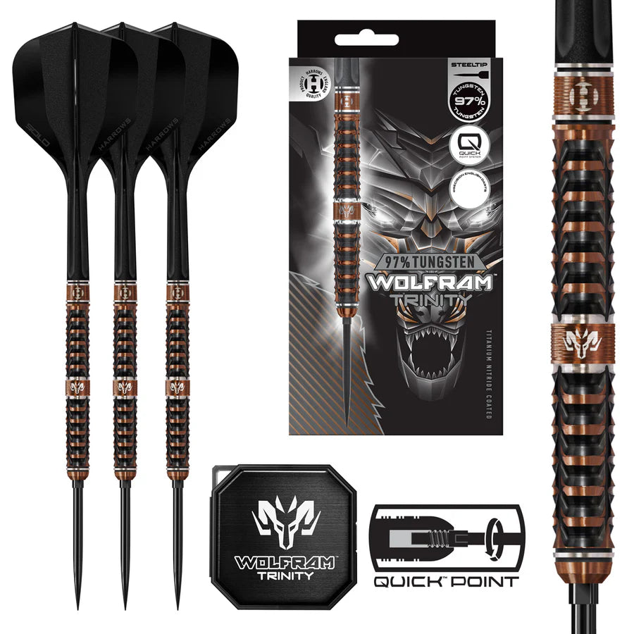 Harrows - Wolfram Trinity QP - Steel Tip 97% Tungsten Darts