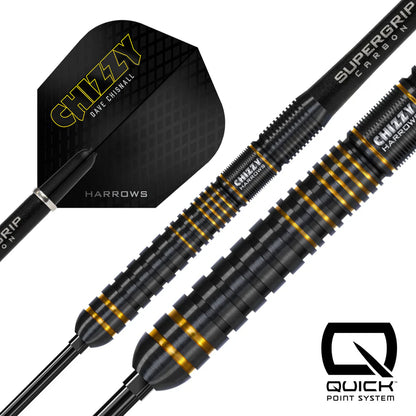 Harrows - Chizzy Series 3 QP Quick Point Dave Chisnall - 90% Tungsten Darts - 21g to 26g