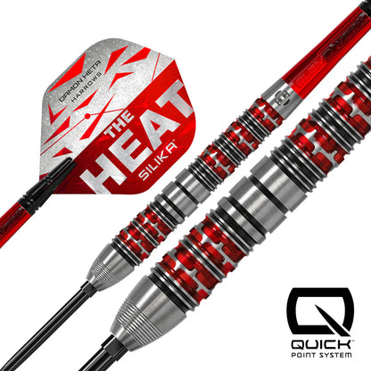 Harrows - Damon Heta Series 3 QP Quick Point The Heat - 90% Tungsten Darts - 21g / 23g / 25g