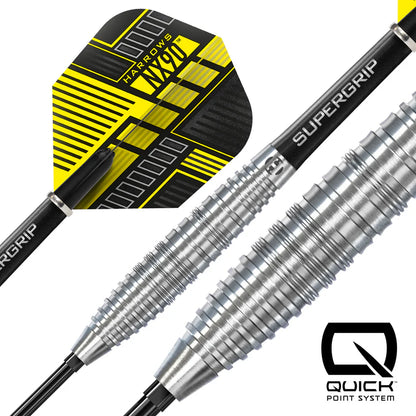 Harrows - NX90 Bomb Profile QP Quick Point - 90% Tungsten Darts - 21g / 23g / 25g