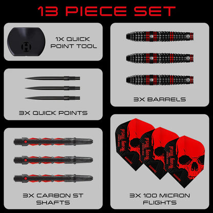 Harrows - Ryan Searle Series 1 QP Quick Point - 90% Tungsten Darts - 22g to 32g