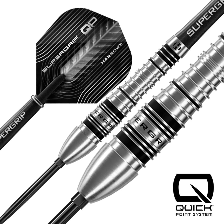 Harrows - Supergrip Bomb QP - Steel Tip 90% Tungsten Darts