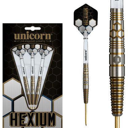 Unicorn Darts - Hexium Style 3 -  90% Tungsten Steel Tip Darts
