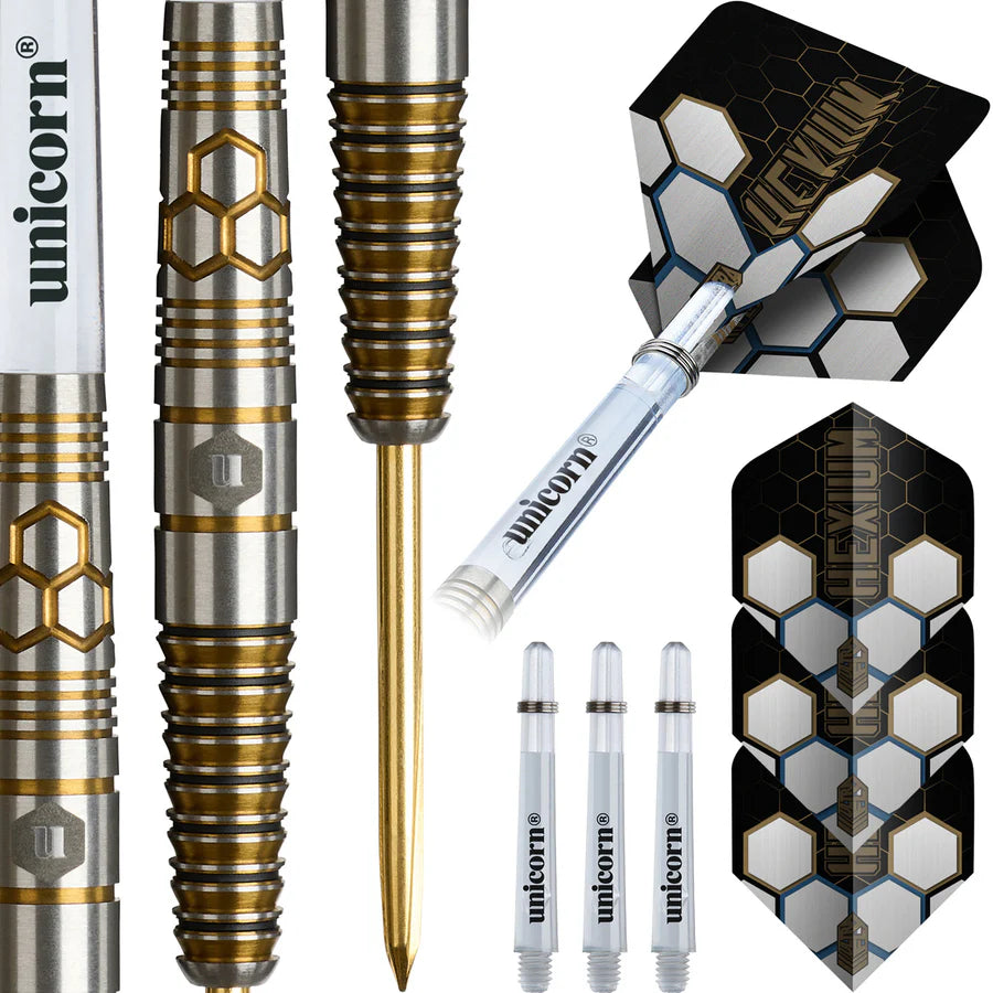 Unicorn Darts - Hexium Style 3 -  90% Tungsten Steel Tip Darts