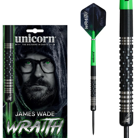 Unicorn Darts - James Wade Wraith - 90% Tungsten Steel Tip Darts