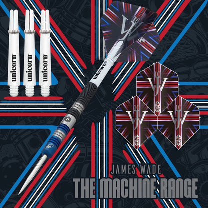 Unicorn Darts - James Wade The Machine Two-Tone -  90% Tungsten Steel Tip Darts