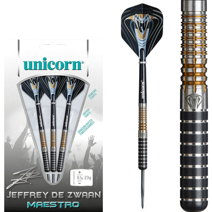 Unicorn Darts - Jeffrey De Zwaan Phase 3 Maestro -  90% Tungsten Steel Tip Darts