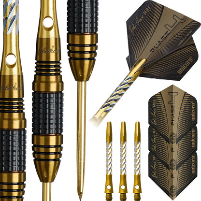 Unicorn Darts - John Lowe Phase 4 -  90% Tungsten Steel Tip Darts