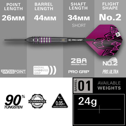 Target Darts - Lorraine Winstanley Gen 2 SP Darts - 90% Tungsten Darts