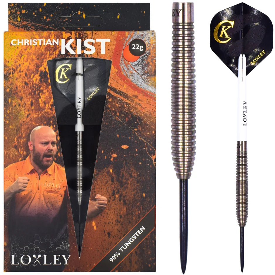 Loxley Darts - Christian Kist Model Zero - 90% Tungsten Darts - 22g