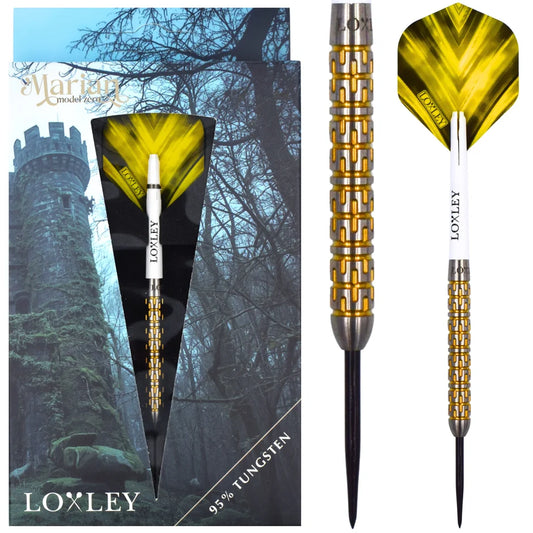 Loxley Darts - Marian Model Zero Gold - 95% Tungsten Darts - 22g / 23g / 24g