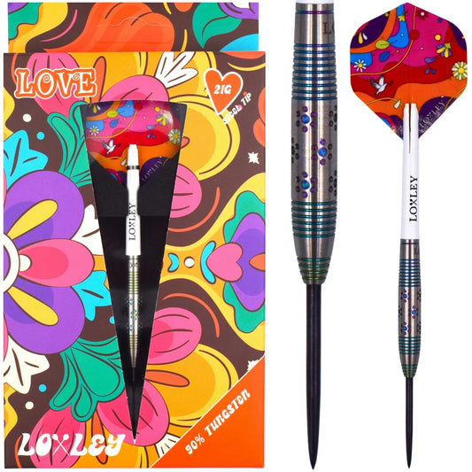 Loxley Darts - Woodstock Love - 90% Tungsten Darts - 21g