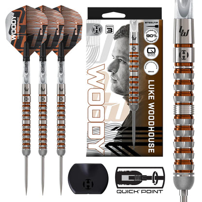 Harrows - Luke Woodhouse Series 3 QP Darts - 90% Tungsten Darts