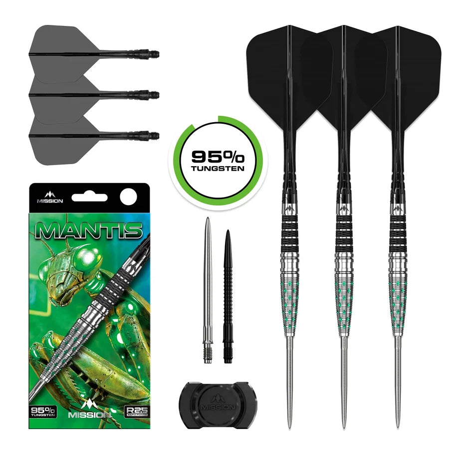 Mission - Mantis - 95% Tungsten Steel Tip Darts