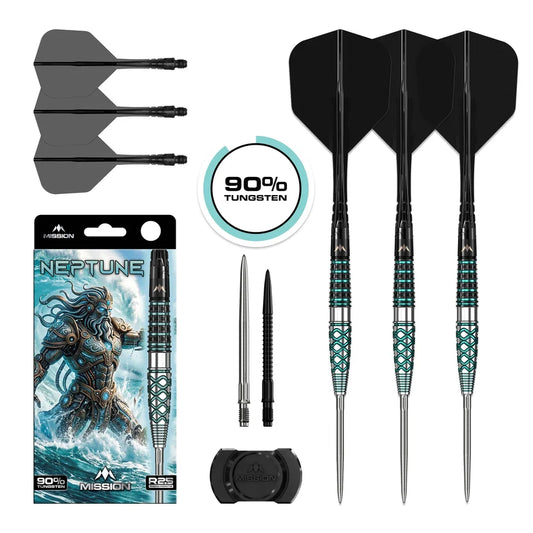 Mission - Neptune - 90% Tungsten Steel Tip Darts