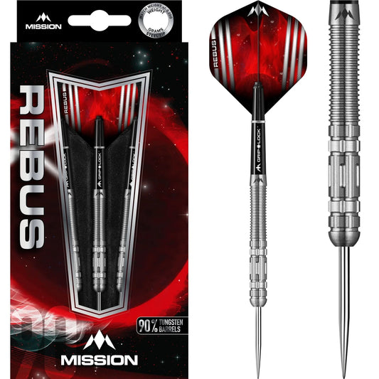 Mission - Rebus M4 - 90% Tungsten Steel Tip Darts - 22g