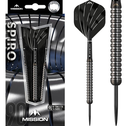 Mission - Spiro M1 - 90% Tungsten Steel Tip Darts - 21g