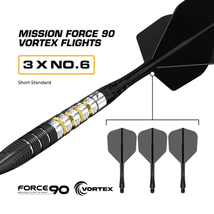 Mission - Astro - 95% Tungsten Steel Tip Darts
