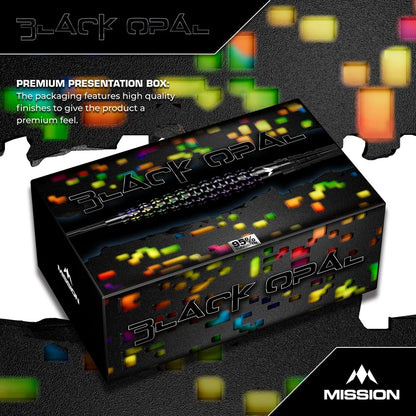 Mission Darts - Black Opal - 95% Tungsten Darts - 22g / 24g / 26g